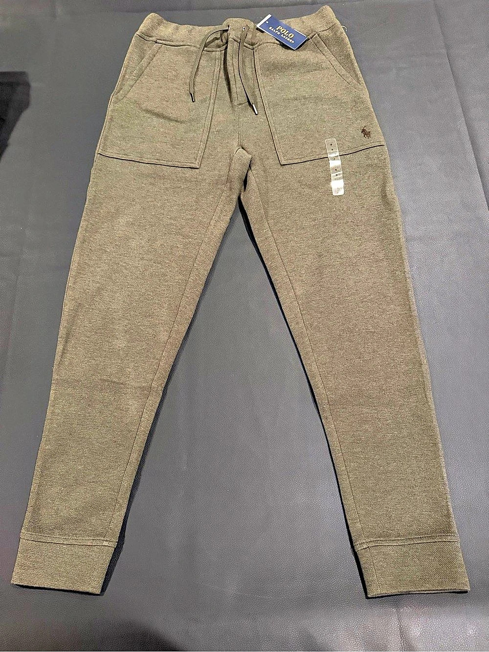 POLO RALPH LAUREN Olive Double Knit Jogger Sweatpants Men’s Small NWT $148